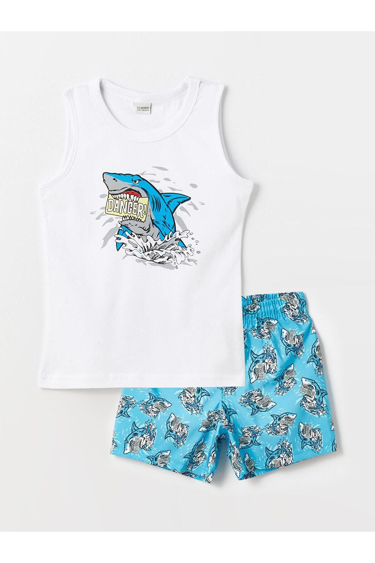 شورت یا مایو شنا پسرانه السی وایکیکی LC Waikiki با کد S4H650Z4 شورت یا مایو شنا پسرانه السی وایکیکی LC Waikiki با کد S4H650Z4